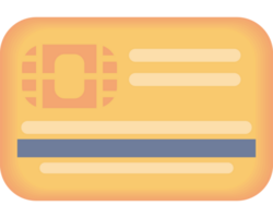 bank card icon isolated style png