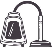 vacuum cleaner cleaning doodle icon isolated png