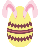 Ostern Hase Ohren und Ei Symbol isoliert png