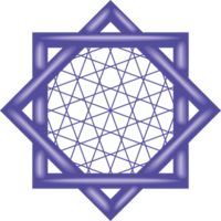 arabo ornamento icona isolato stile png