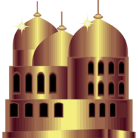 arab temple icon isolated style png