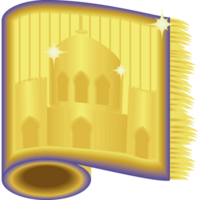 árabe alfombra icono aislado estilo png