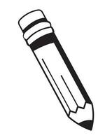 pencil supply icon vector