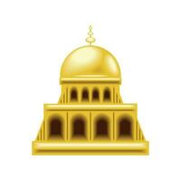 arab mosque temple vector