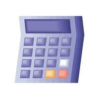 calculator icon vector white background