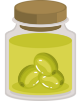 olive oil bottle icon isolated png