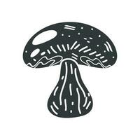 mushroom esoteric colorless vector