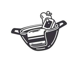 basin with soap cleaning vector