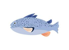 fish icon isolated vector