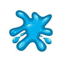 splash water drops icon isolated vector