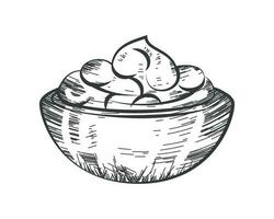 sour cream icon vector