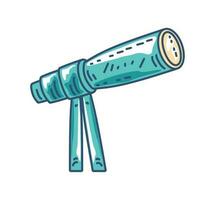 telescope science icon isolated design vector