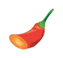 chili pepper icon vector