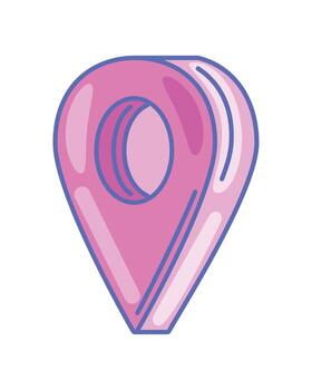 puntero de navegación gps vector