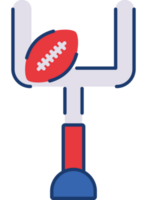 Tor amerikanisch Fußball Symbol isoliert png