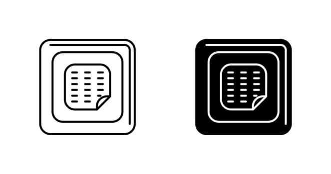 icono de vector de parche de nicotina