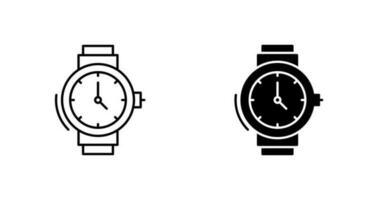 icono de vector de reloj de pulsera