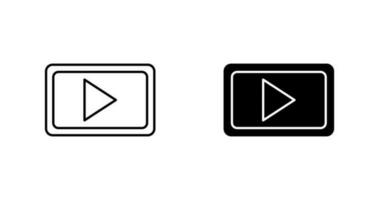 icono de vector de comunicación de video único