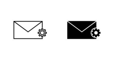 Unique Message Settings Vector Icon