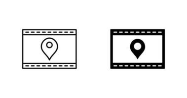 Unique Location Web Advertising Vector Icon