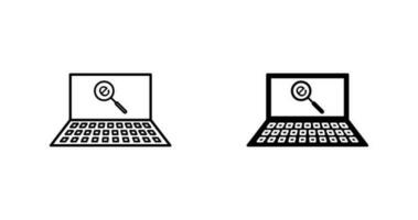 Unique Find on Internet Vector Icon