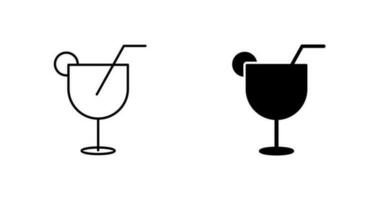 icono de vector de bebidas únicas