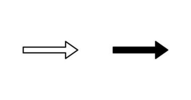 Unique Right Arrow Vector Icon