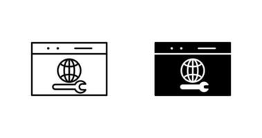 Unique Web Support Vector Icon