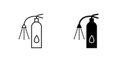 Unique Using Extinguisher Vector Icon