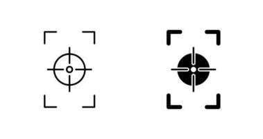 Unique Focus Vertical Vector Icon
