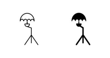 Unique Umbrella Stand Vector Icon