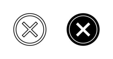 Do Not Cross Vector Icon