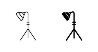 Unique Light Stand Vector Icon