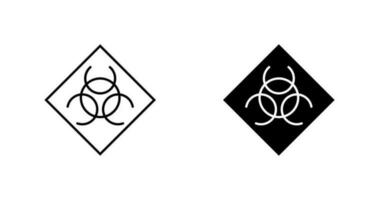 Biological Hazard Vector Icon