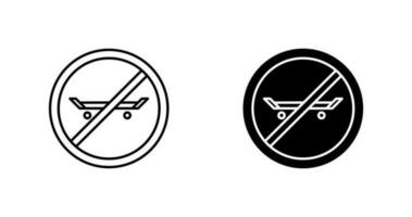 No Skating Vector Icon