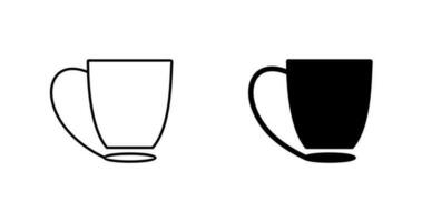 icono de vector de taza de café