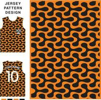 Geometric windmill pattern concept vector jersey pattern template for printing or sublimation sports uniforms football volleyball basketball e-sports cycling and fishing Free Vector.