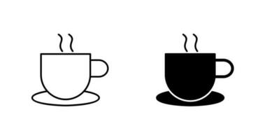 icono de vector de café caliente único