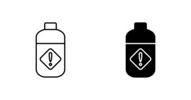 Pesticide Bottle Vector Icon