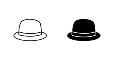 icono de vector de sombrero