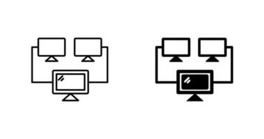 Connected Systems Vector Icon