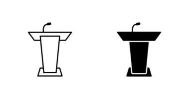 Podium Vector Icon