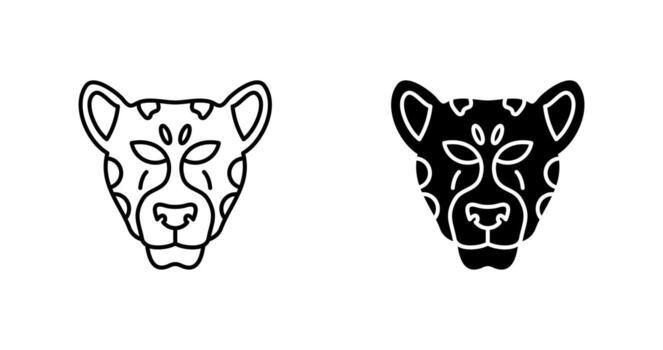 leopard Vector Icon