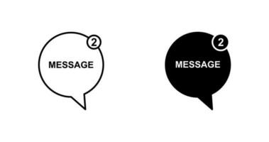 Message Bubbles Vector Icon