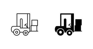 Forklifter Vector Icon