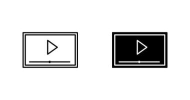 icono de vector de proyección de video