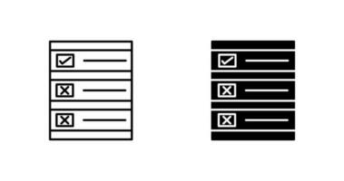 Ballot Paper Vector Icon