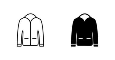 icono de vector de chaqueta de hombre