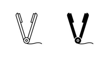 Straightener Vector Icon