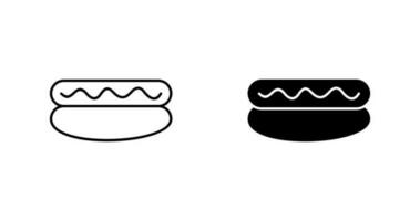 Hot Dog Vector Icon